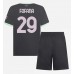 Maillot de foot AC Milan Youssouf Fofana #29 Troisième vêtements enfant 2024-25 Manches Courtes (+ pantalon court)